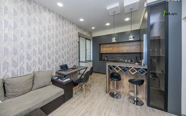 2 սենյականոց բնակարան նորակառույց շենքում Արգիշտի փողոցում, 53 քմ, նախավերջին հարկ, բարձր առաստաղներ