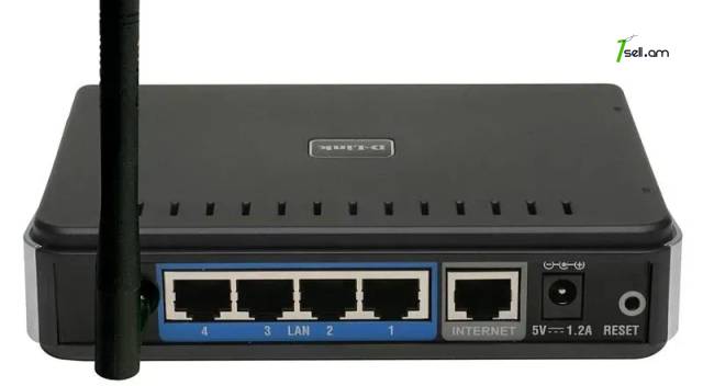 Հզոր Wi-Fi роутер D-Link DIR-300 N150 WiFi 4 2,4ГГц (300Мбит) Router ռոութեռ