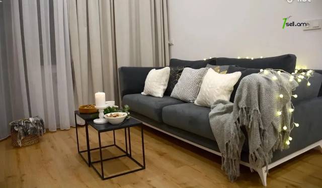 2 սենյականոց բնակարան նորակառույց շենքում Մաշտոցի պողոտայում, 47 ք.մ., բարձր առաստաղներ