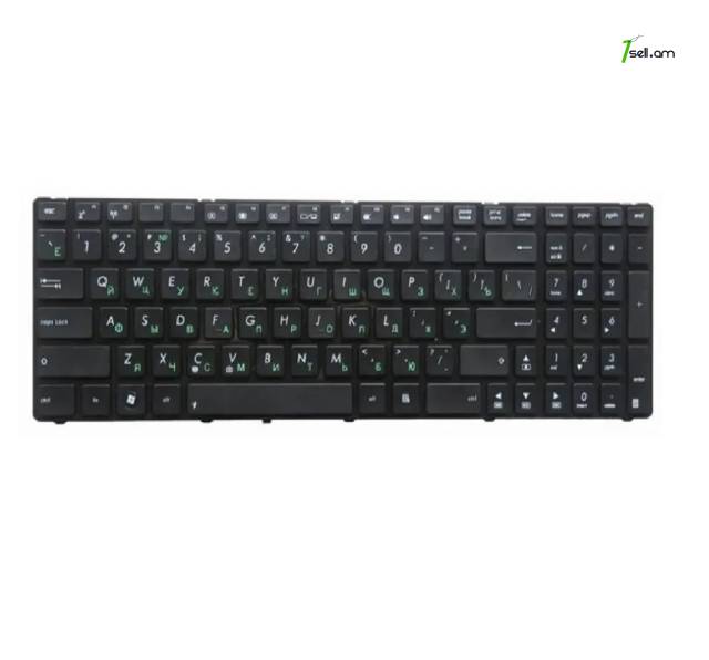 Ստեղնաշար KEYBOARD ASUS K50, F52, K51, K60, K62, K70, K72, P50, X5D клавиатура для ноутбука