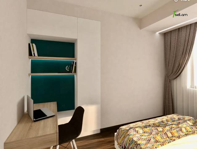 2 սենյականոց բնակարան նորակառույց շենքում Ամիրյան փողոցում, 50 քմ, 8/18 հարկ, բարձր առաստաղներ