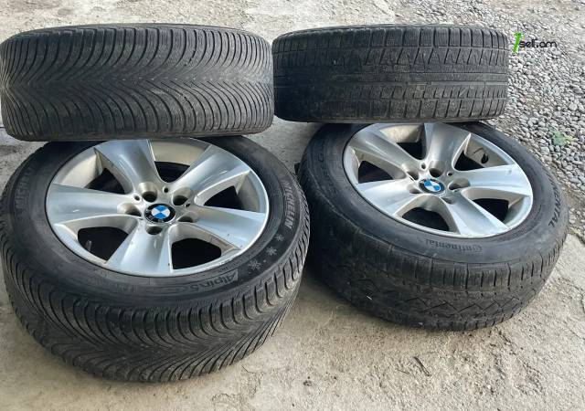 GGG. BMW r17 5x120 Անիվներ անվահեծերով, համասեզոնային անվադողեր, 225/55 R17