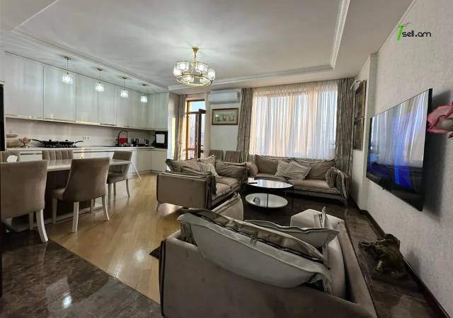 3 սենյականոց բնակարան նորակառույց շենքում Անտառային փողոցում, 105 ք.մ., բարձր առաստաղներ, 2/6 հարկ