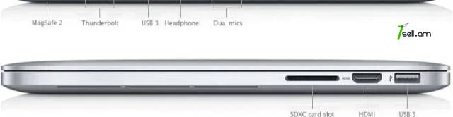 Apple MacBook Pro A1502 EMC 2678 i5 4GB 128GB 2k Retina Screen Model: MacBookPro11,1 + Air Mouse BT Touch