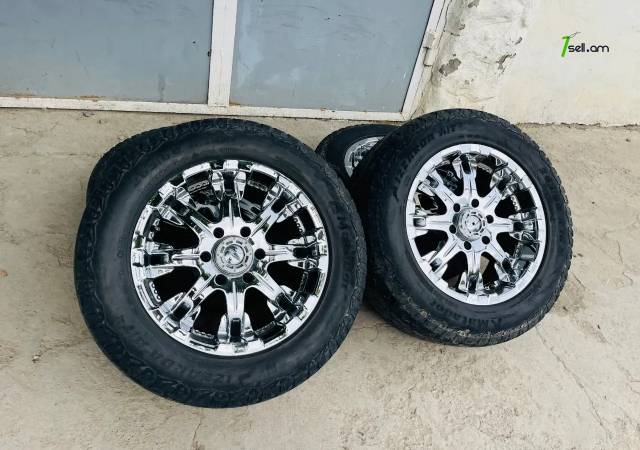 GGG.R18 6x139.7 Toyota Prado, Lexus GX, Mitshubishi4հատ Անիվներ անվահեծերով, համասեզոնային անվադողեր 265/60 R18