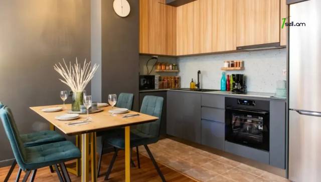 2 սենյականոց բնակարան նորակառույց շենքում Ադոնցի փողոցում, 43 ք.մ., 5/9 հարկ, բարձր առաստաղներ