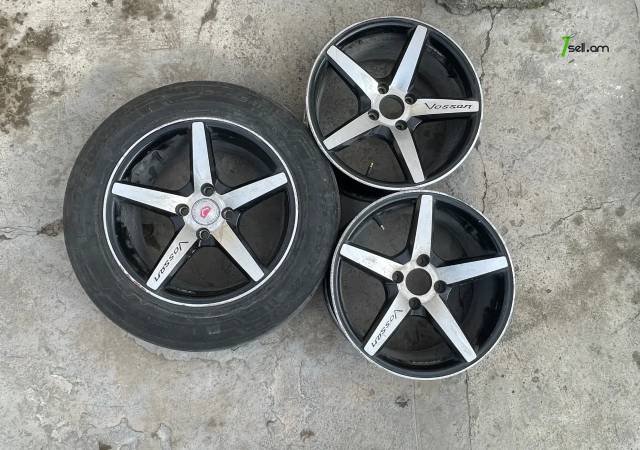 GGG. Vossen R15 1 հատ 4x100 անվահեծ հատով