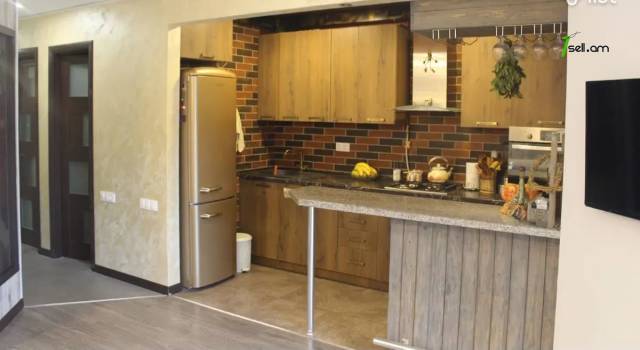 4 սենյականոց բնակարան նորակառույց շենքում Գյուրջյան փողոցում, 130 քմ, 5/8 հարկ, 3+ սանհանգույց