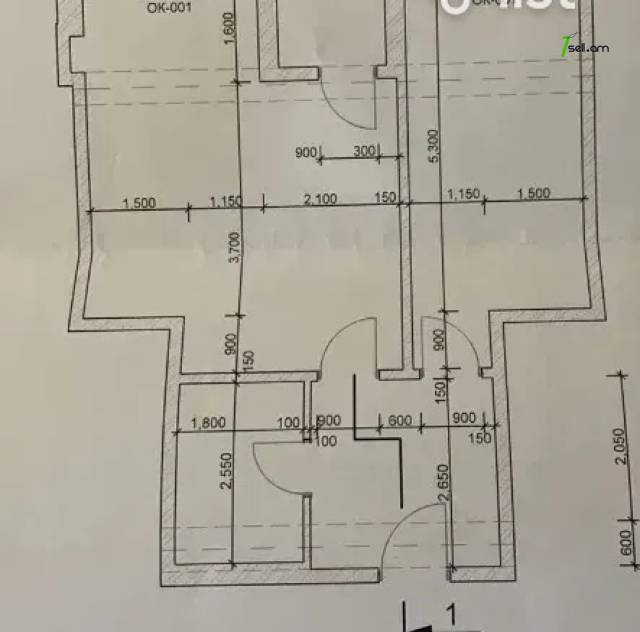 2 սենյականոց բնակարան նորակառույց շենքում Արղության փողոցում, 56 քմ, 8/14 հարկ, բարձր առաստաղներ