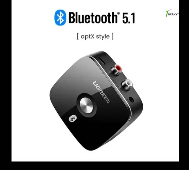 UGREEN Bluetooth RCA приемник 5,1 aptX HD 3,5 мм Aux беспроводной адаптер Музыка для ТВ автомобиля 2RCA