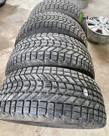 GGG. Fireston 4հատ 85-90% Ձմեռային անվադողեր, 225/50 R17