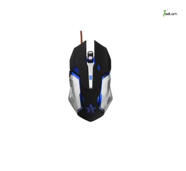 Gaming USB մկնիկ Гарнизон MG-760G PC խաղային մուկ 3200DPI RGB игровая мышка с подсветкой