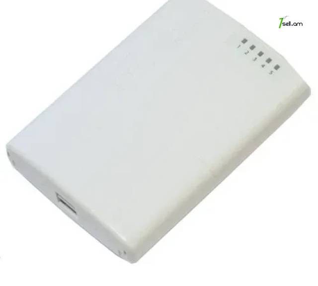 PowerBox Mikrotik RB750P-PBr2 PoE ռոութեռ routerbaord microtik ubiquty switch RouterOS Маршрутизатор