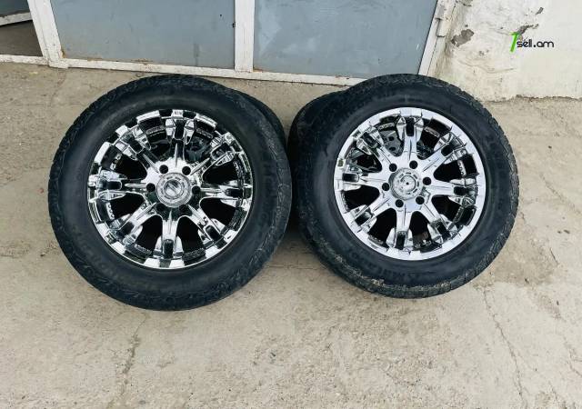 GGG.R18 6x139.7 Toyota Prado, Lexus GX, Mitshubishi4հատ Անիվներ անվահեծերով, համասեզոնային անվադողեր 265/60 R18