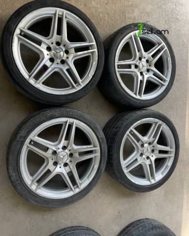 GGG. AMG R18 4հատ Լեն ու Նեղ Անիվներ անվահեծերով, համասեզոնային անվադողեր, 2-ը 255/35 R18, 2-ը 225/40/r18