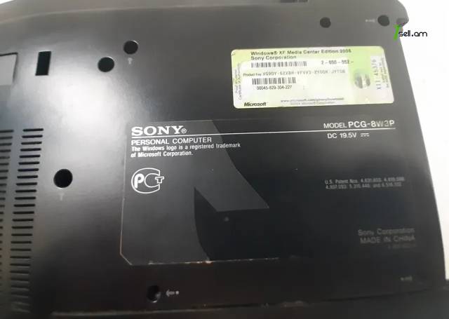 SONY PCG-8W3P Նոութբուք notebook ноутбук պահեստամաս