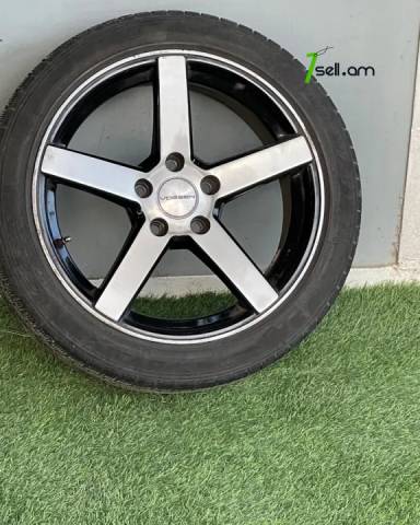 GGG. Vossen R17 5x114.3 4հատ Անիվներ անվահեծերով, համասեզոնային անվադողեր, 215/45 R17