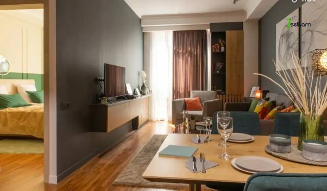 2 սենյականոց բնակարան նորակառույց շենքում Ադոնցի փողոցում, 43 քմ, 5/9 հարկ, բարձր առաստաղներ