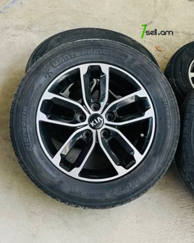 GGG.R16 5x114.3 4հատ KIA, Mazda, Hyundai. toyota, nissan Անիվներ անվահեծերով, ձմեռային անվադողեր, 215/60 R16