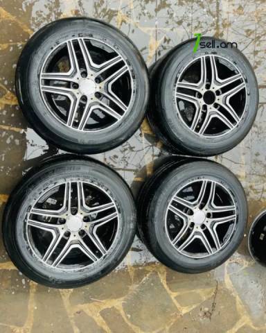 AMG r15 4հատ Անիվներ անվահեծերով, համասեզոնային անվադողեր, 195/65 R15