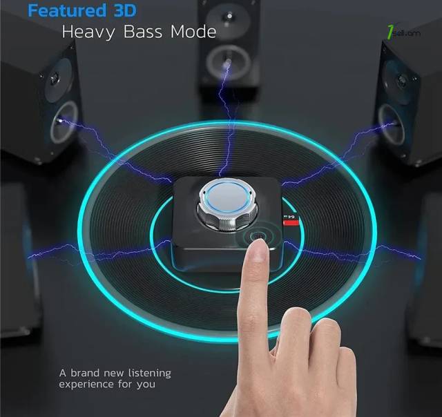 Joystick + Bluetooth 5.0 Receiver Audio wireless Adapter аудио адаптер ընդունիչ BT