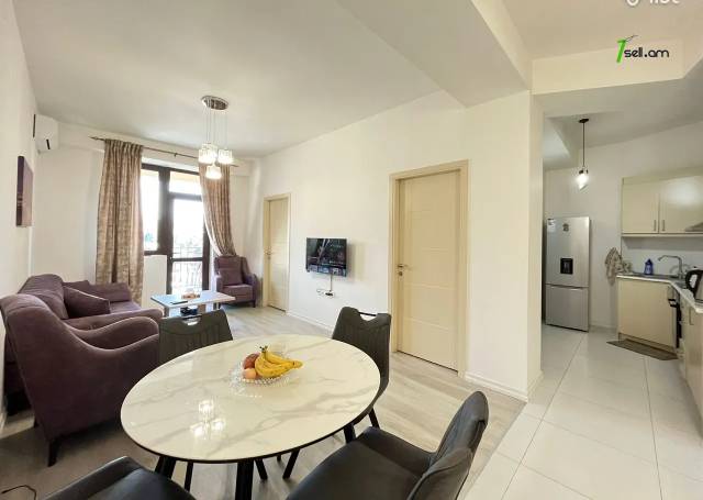 3 սենյականոց բնակարան նորակառույց շենքում Մարո Մարգարյան փողոցում, 59 ք.մ., բարձր առաստաղներ