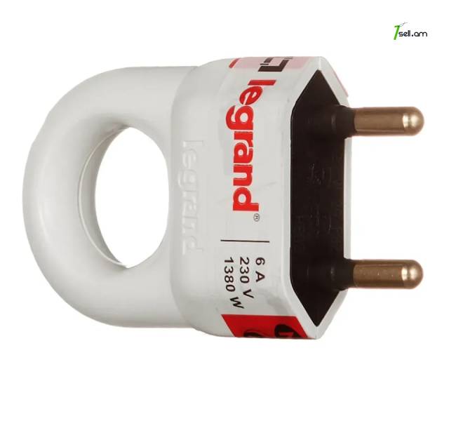 LEGRAND Helium Խրոցակ օղակով 6A