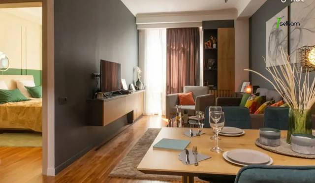 2 սենյականոց բնակարան նորակառույց շենքում Նիկողայոս Ադոնցի փողոցում, 43 քմ, 5/8 հարկ