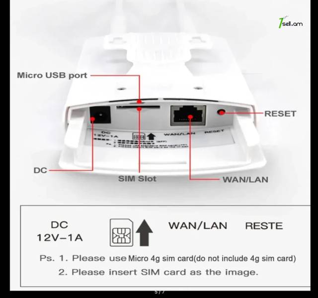4G SIM Card Mobile WIFI outdoor Router KuWFi CPF905 LAN Արտաքին անտենա роутер Ռոուտեր երթուղիչ GSM 3G DVR IP