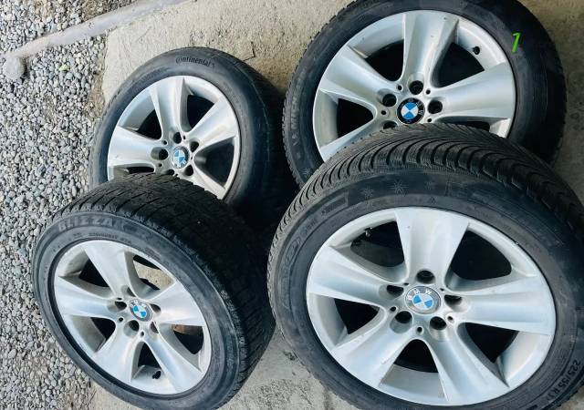 GGG. BMW r17 5x120 Անիվներ անվահեծերով, համասեզոնային անվադողեր, 225/55 R17