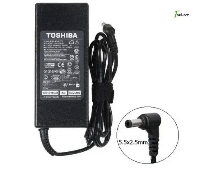 TOSHIBA նոութբուքի adapter 19V 4.74A блок питания Հոսանքի սնուցման բլոկ Charger նոութբուքի Power Supply
