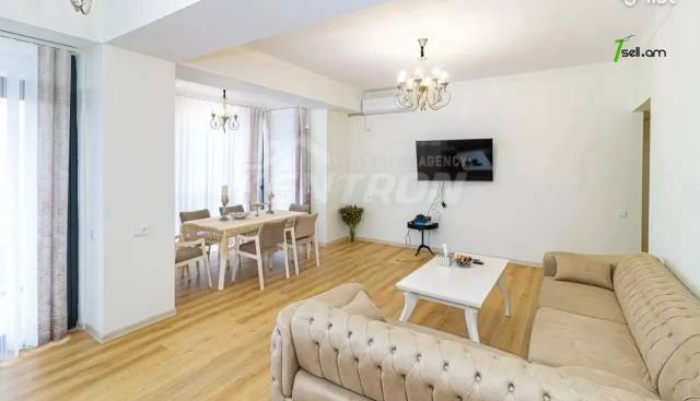 3 սենյականոց բնակարան նորակառույց շենքում Կարապետ Ուլնեցու փողոցում, 105 ք.մ., 7/16 հարկ