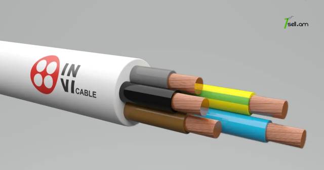 5 * 2.5 ввг нг-ls պղնձե (Կաբել) մալուխ INVI