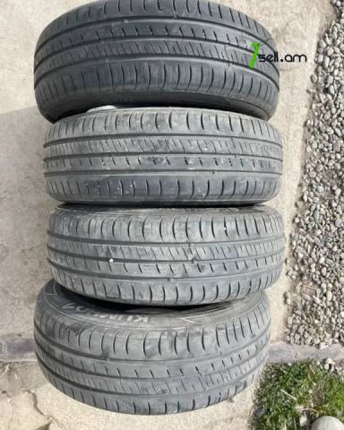 GGG. Khumo 4հատ 95% Ամառային անվադողեր, 185/65 R15