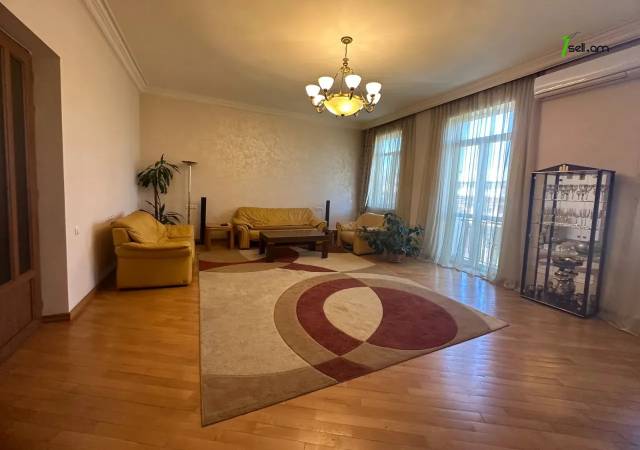 3 սենյականոց բնակարան նորակառույց շենքում Թումանյան փողոցում, 121 ք.մ., բարձր առաստաղներ, 3/6 հարկ