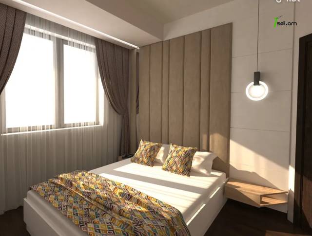 2 սենյականոց բնակարան նորակառույց շենքում Ամիրյան փողոցում, 50 քմ, 8/18 հարկ, բարձր առաստաղներ