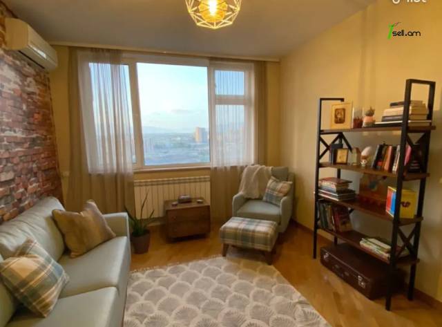 3 սենյականոց բնակարան նորակառույց շենքում Գյուլբենկյան փողոցում, 93 ք.մ., 6/8 հարկ, 2 սանհանգույց