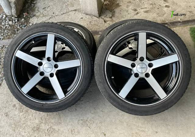 GGG. Vossen R17 5x114.3 4հատ Անիվներ անվահեծերով, համասեզոնային անվադողեր, 215/45 R17