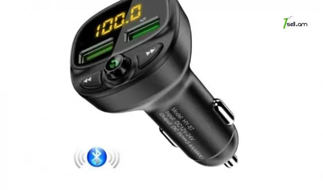 Floveme HY-87 Универсальный автомобильный Bluetooth Mp3 TF Card Car Charge FM Transmitter Modulator