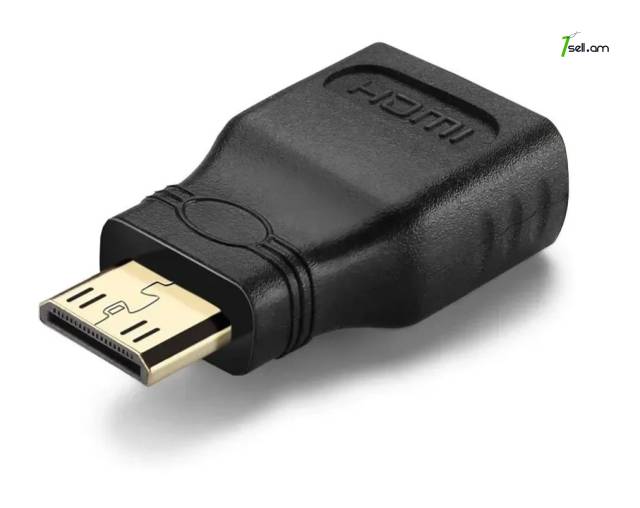 Adapter Mini HDMI-HDMI LSVTR Позолоченный разъем Mini HDMI Male-HDMI Адаптер