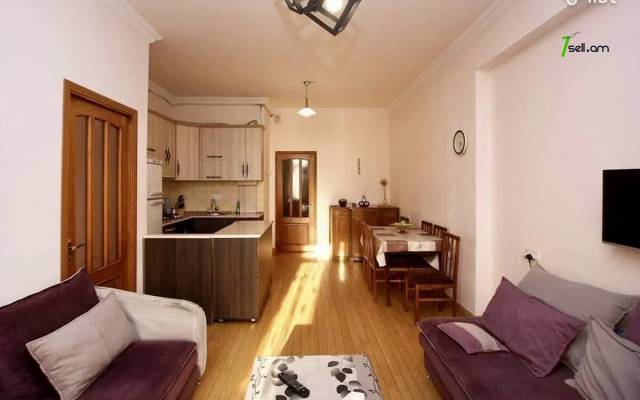 2 սենյականոց բնակարան նորակառույց շենքում Արգիշտի փողոցում, 55 ք.մ., 7/13 հարկ, բարձր առաստաղներ