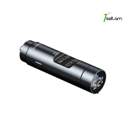 Ավտոմեքենայի FM հաղորդիչ (FM մոդուլատոր) Baseus Energy Column (BS-01) Bluetooth 5.0 MP3 модулатор Charger
