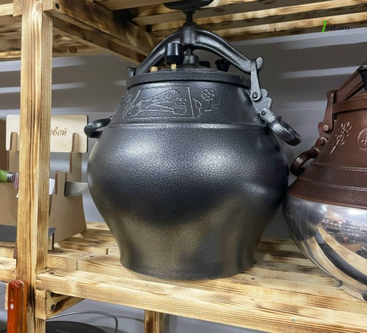 Афганский казан  Afghan pressure cooker pot   Казан с клапаном давления  Казан с герметичной крышкой