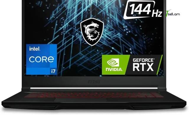 Խաղային նոութբուք MSI GF63 Core i5 11400H RTX 3050 4GB 15,6" 144Hz RAM 8GB DDR SSD 512GB notebook ноутбук