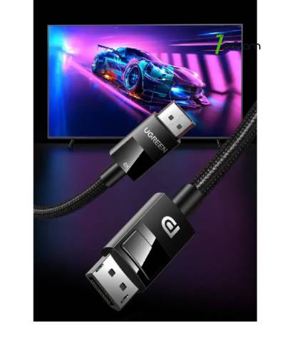 UGREEN Displayport 5m մալուխ 8K DP1.4 4K144Hz Xiaomi TV Box-ի համակարգչի նոութբուքի մոնիտոր Video Game DP