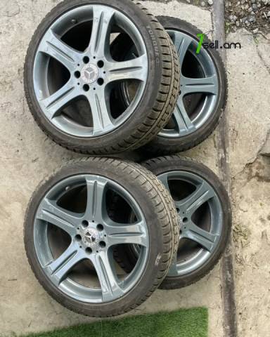 GGG.R18 4հատ 5x112 Լեն ու նեղ Անիվներ անվահեծերով, ձմեռային անվադողեր, 265/35 R18 245/40 R18 80-90%