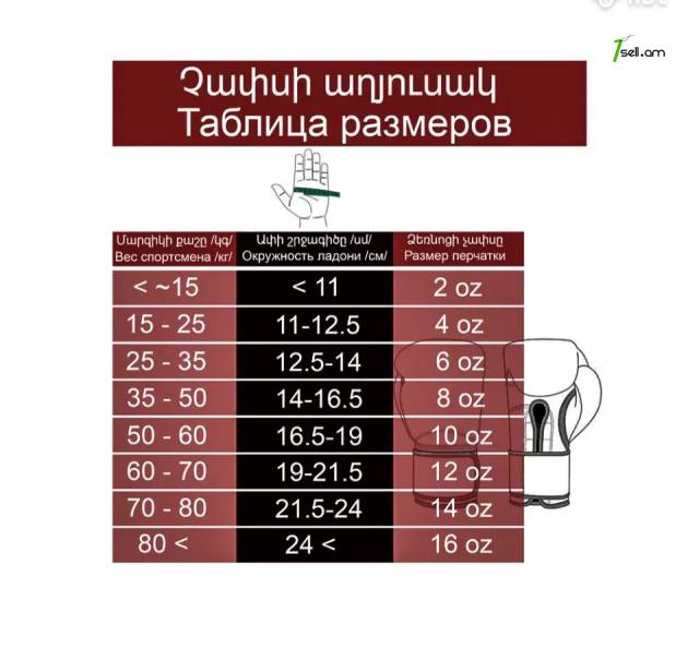 Բռնցքամարտի ձեռնոց - EVERLAST - Կոդ-10316/ Боксерская перчатка - EVERLAST