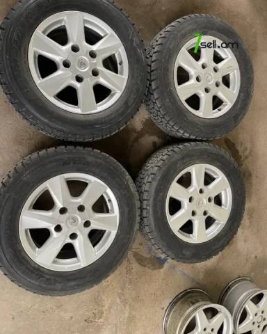 GGG.R18 4հատ Lexus LX, Անիվներ անվահեծերով, ձմեռային անվադողեր, DUNLOP 275/60/R18 90%