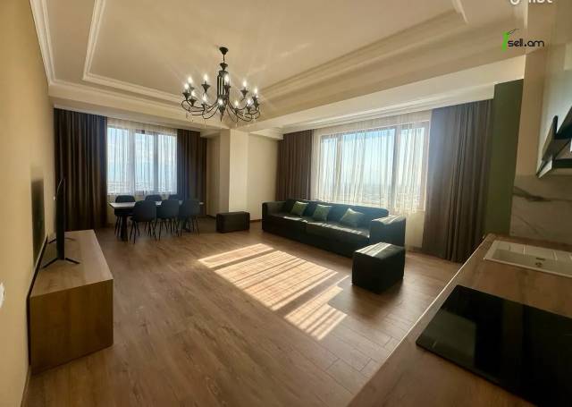 4 սենյականոց բնակարան նորակառույց շենքում Թերլեմեզյանի փողոցում, 130 քմ, 10/15 հարկ, 2 սանհանգույց