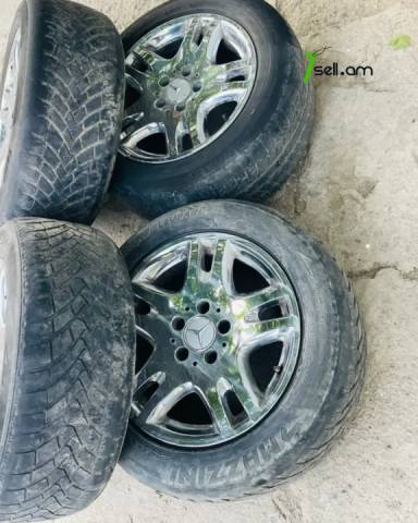 GGG.R16 5x112 4հատ W211 Անիվներ անվահեծերով, համասեզոնային անվադողեր, 225/55 R16